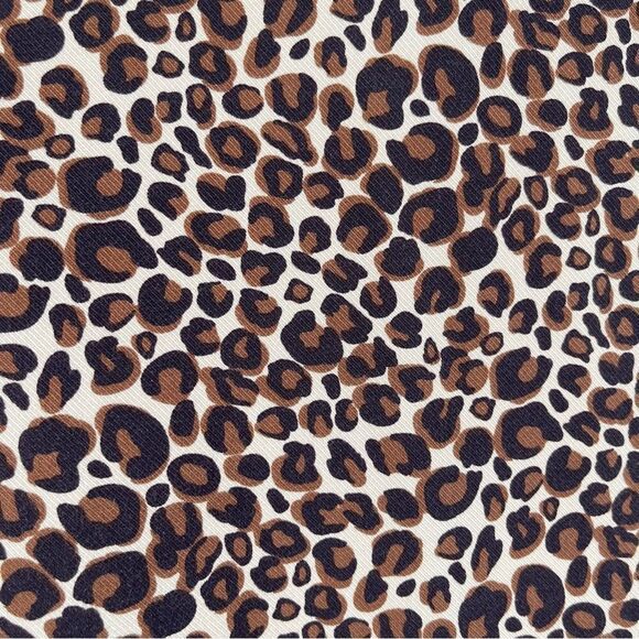 Daisy Street (ASOS) Women’s Leopard Print Short Sleeve Button Front Shirt Medium - Picture 10 of 12